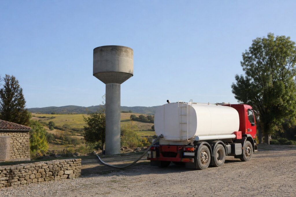 Sécheresse : 81 300 Français ravitaillés à la citerne, un réseau qui perd un litre sur cinq